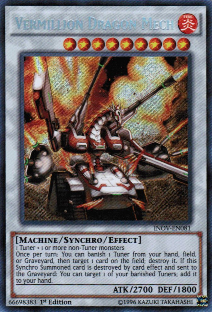 Vermillion Dragon Mech [INOV-EN081] Secret Rare | Odin's Place