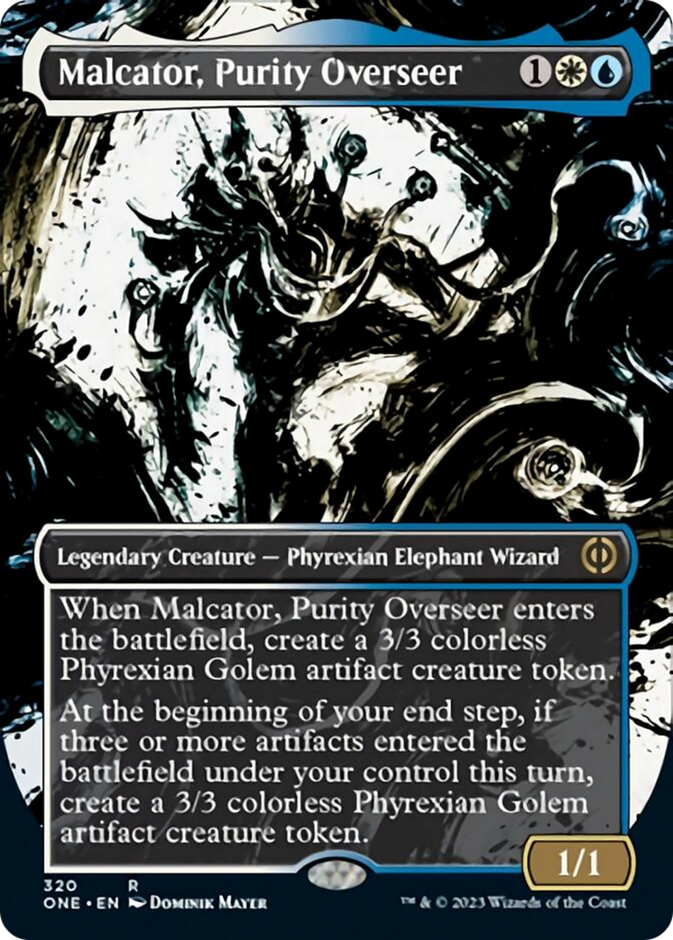 Malcator, Purity Overseer (Borderless Ichor) [Phyrexia: All Will Be One] | Odin's Place
