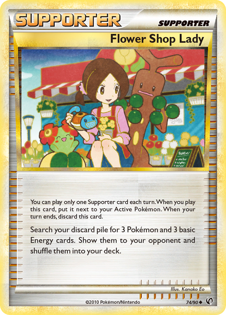 Flower Shop Lady (74/90) [HeartGold & SoulSilver: Undaunted] | Odin's Place