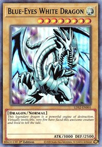 Blue-Eyes White Dragon (Green) [LDS2-EN001] Ultra Rare | Odin's Place