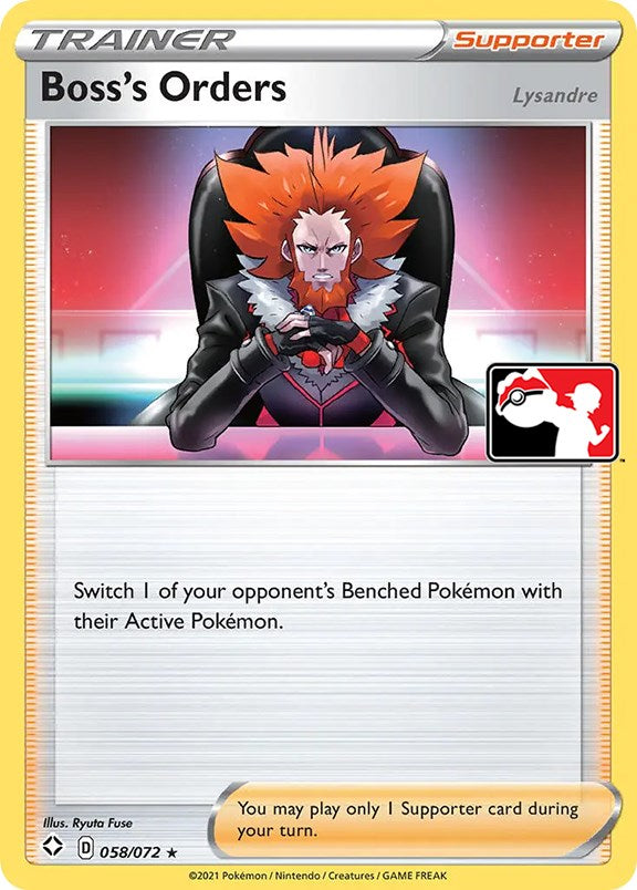 Boss's Orders (058/072) [Prize Pack Series One] | Odin's Place