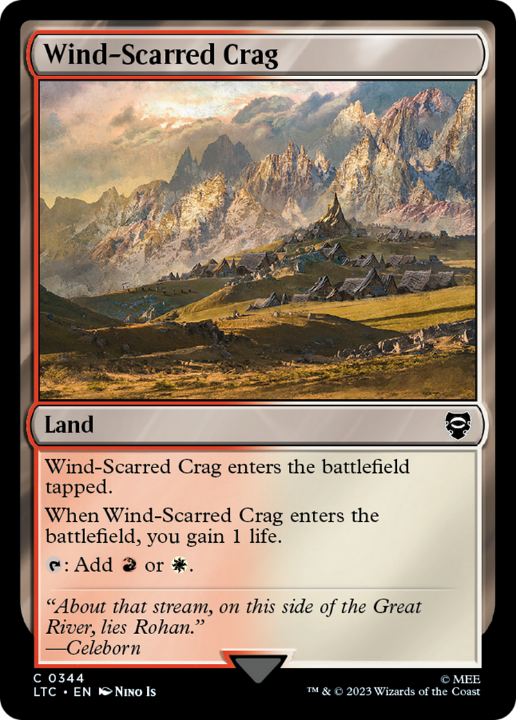Wind-Scarred Crag [The Lord of the Rings: Tales of Middle-Earth Commander] | Odin's Place