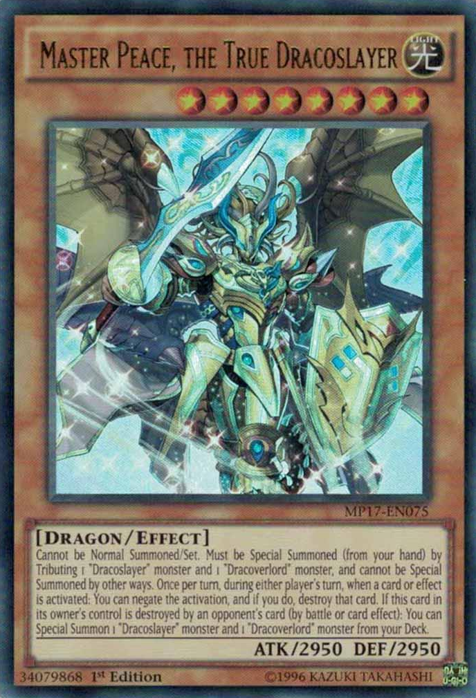 Master Peace, the True Dracoslayer [MP17-EN075] Ultra Rare | Odin's Place