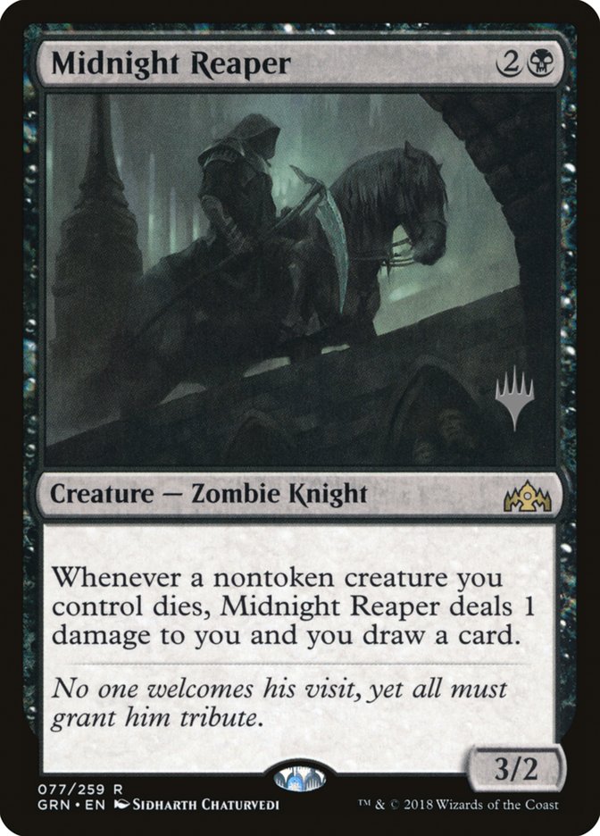 Midnight Reaper (Promo Pack) [Guilds of Ravnica Promos] | Odin's Place