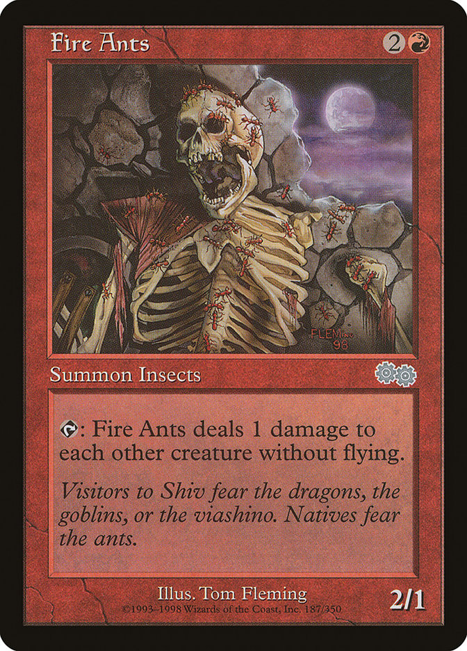 Fire Ants (187) [Urza's Saga] | Odin's Place