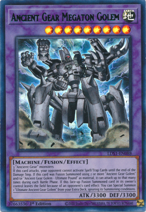 Ancient Gear Megaton Golem (Green) [LDS1-EN088] Ultra Rare | Odin's Place