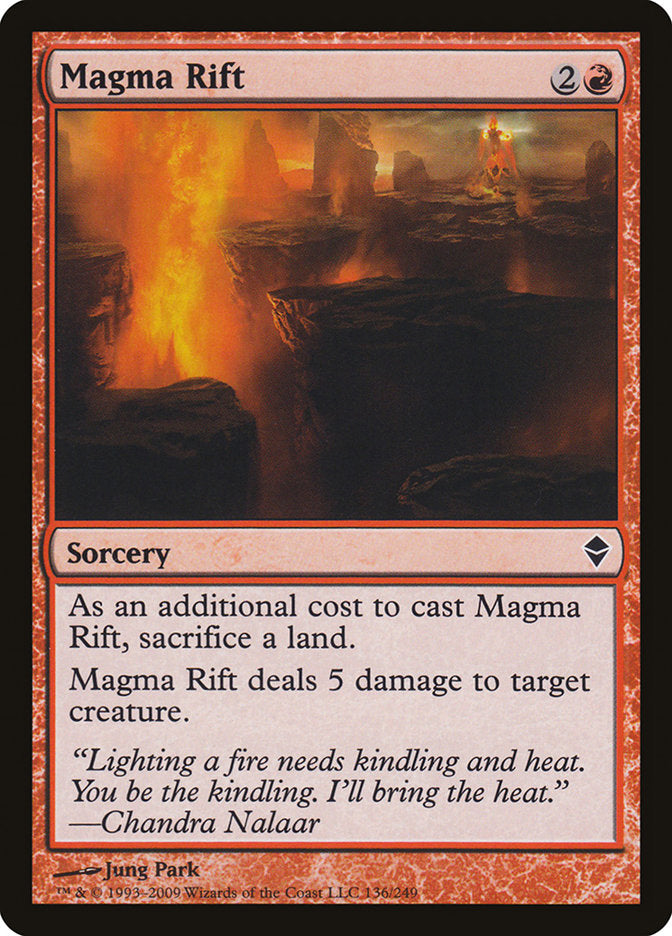 Magma Rift (136) [Zendikar] | Odin's Place