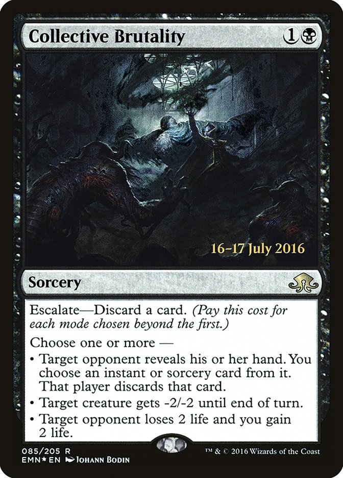 Collective Brutality (85) [Eldritch Moon Prerelease Promos] | Odin's Place