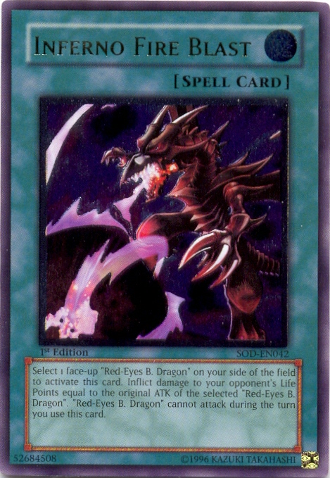 Inferno Fire Blast [SOD-EN042] Ultimate Rare | Odin's Place