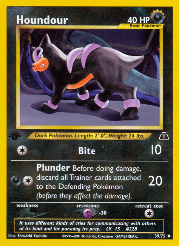 Houndour (39/75) [Neo Discovery 1st Edition] | Odin's Place
