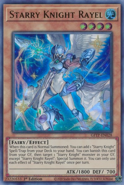 Starry Knight Rayel [GFTP-EN028] Ultra Rare | Odin's Place