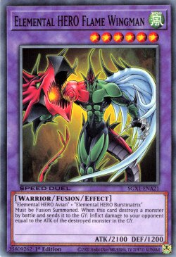 Elemental HERO Flame Wingman [SGX1-ENA21] Common | Odin's Place