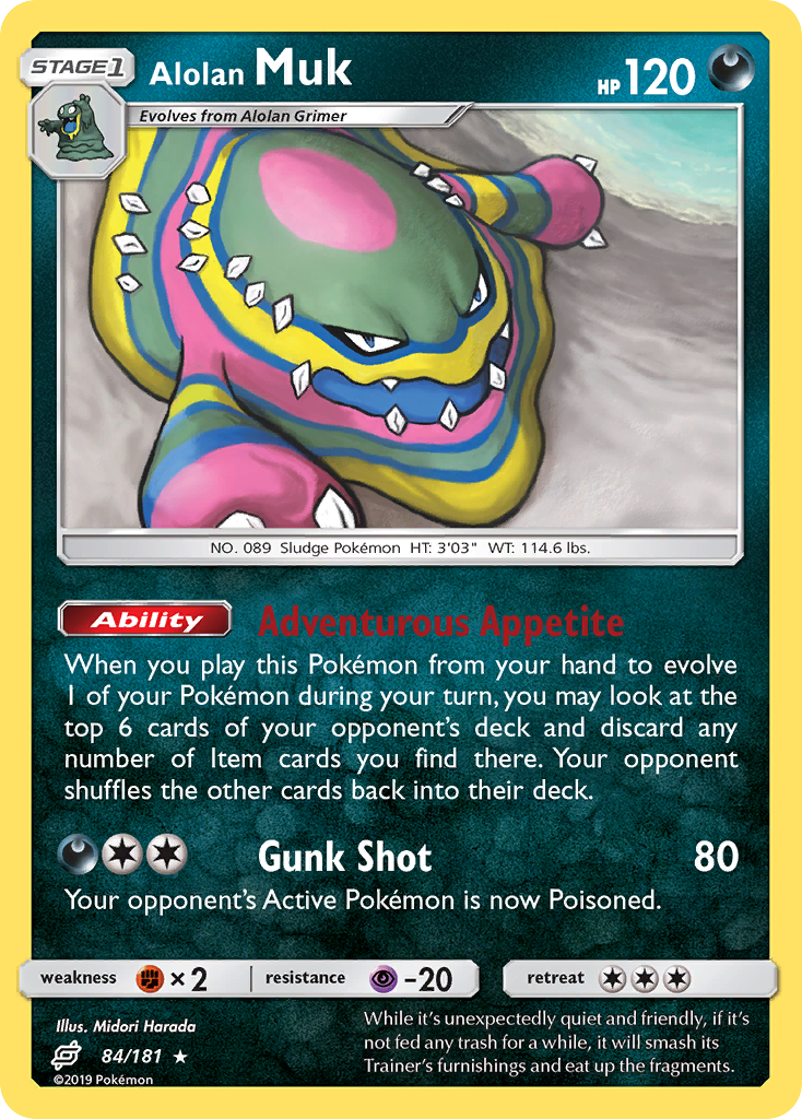 Alolan Muk (84/181) [Sun & Moon: Team Up] | Odin's Place