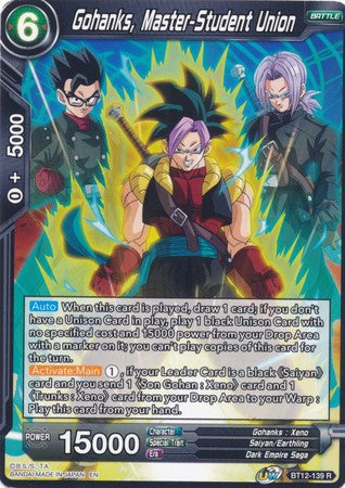 Gohanks, Master-Student Union (BT12-139) [Vicious Rejuvenation] | Odin's Place