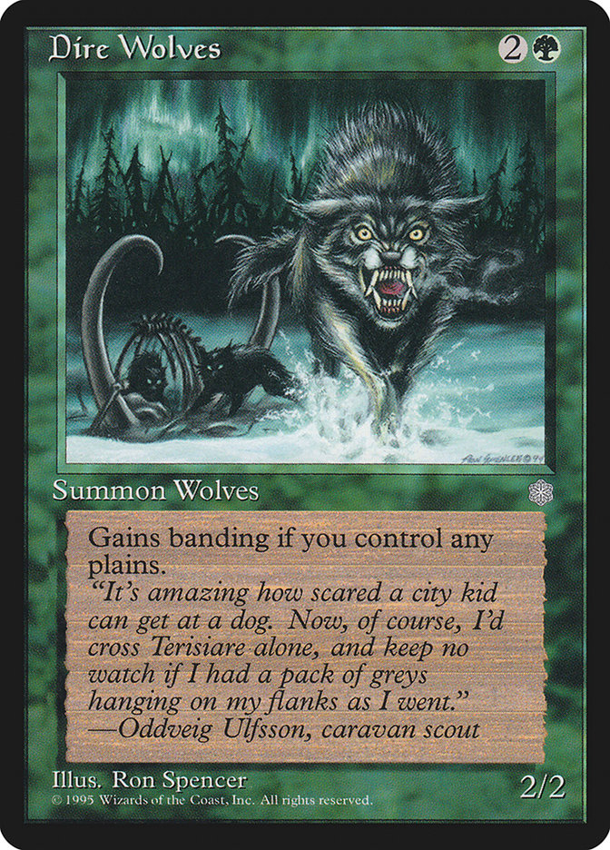 Dire Wolves (230) [Ice Age] | Odin's Place