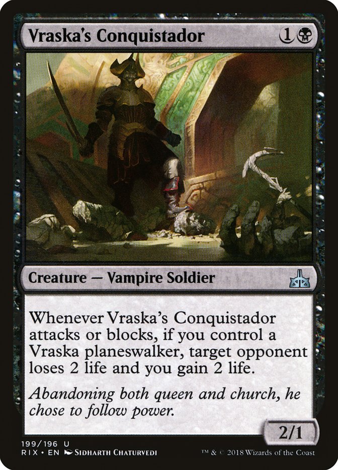 Vraska's Conquistador (199) [Rivals of Ixalan] | Odin's Place