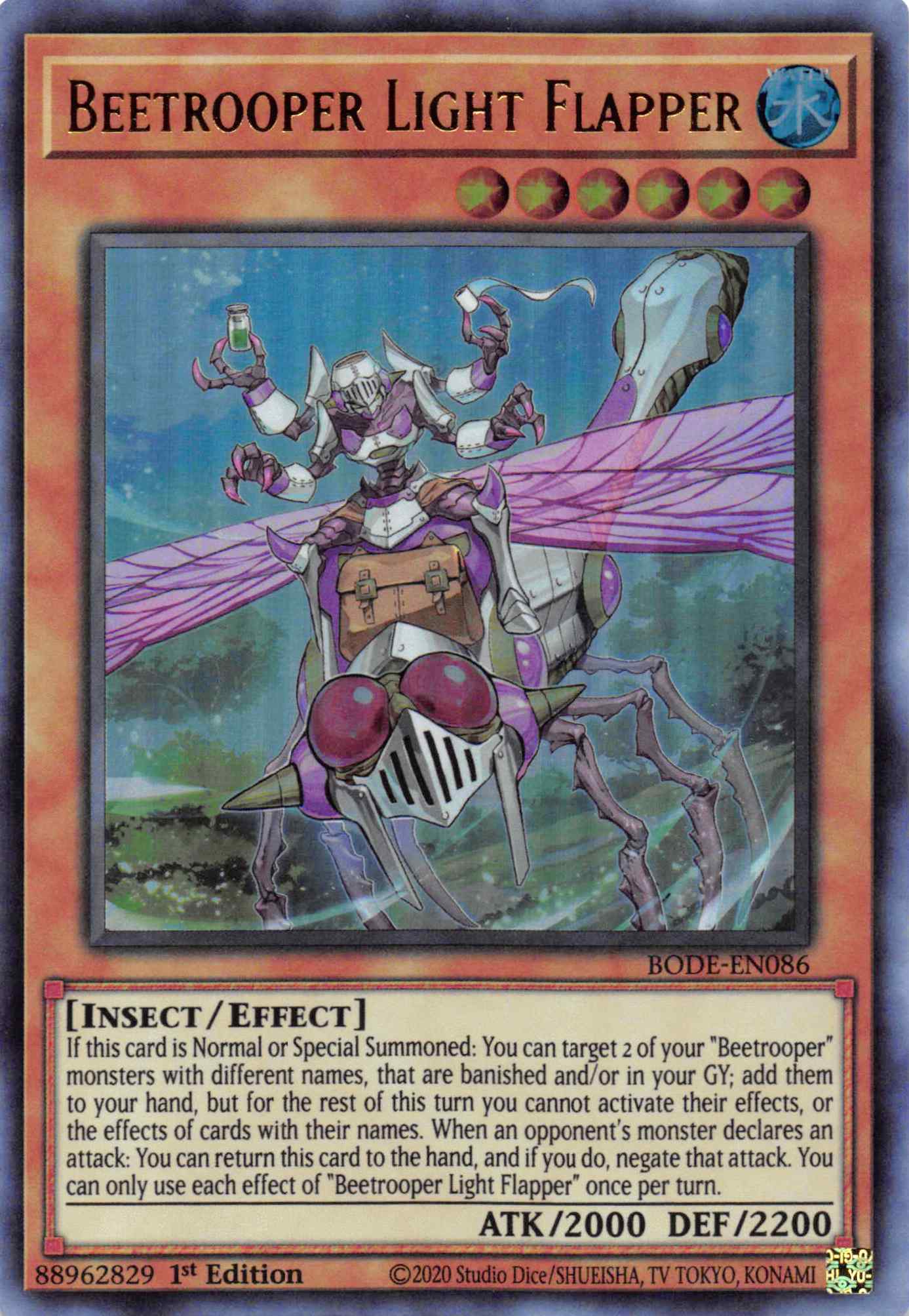 Beetrooper Light Flapper [BODE-EN086] Ultra Rare | Odin's Place