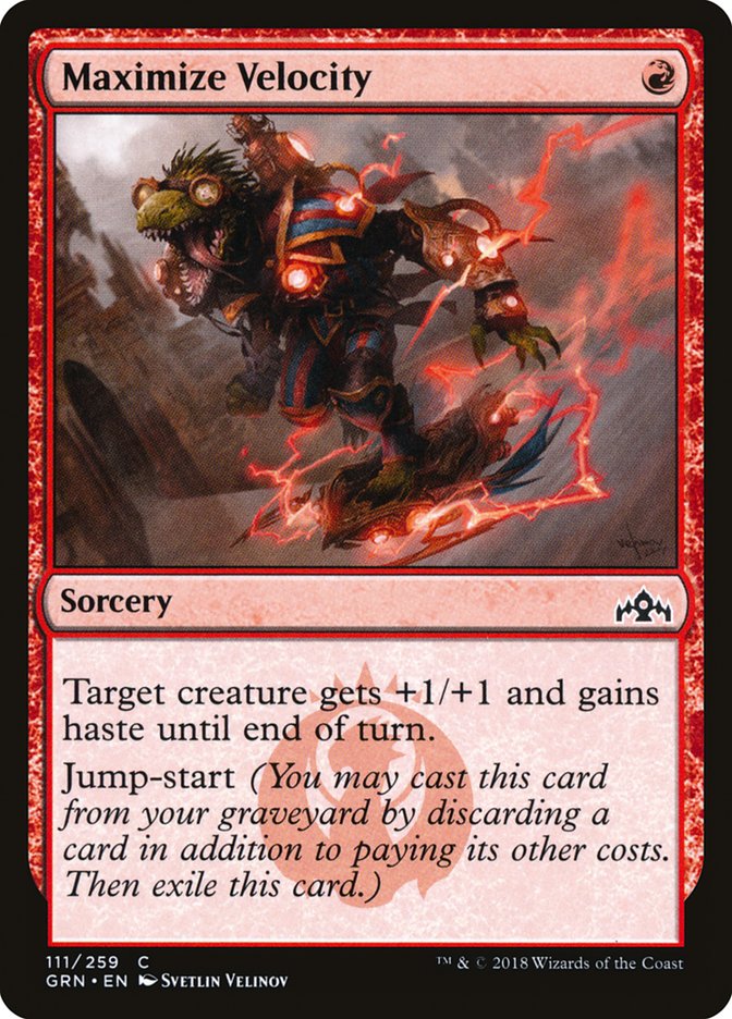 Maximize Velocity (111) [Guilds of Ravnica] | Odin's Place