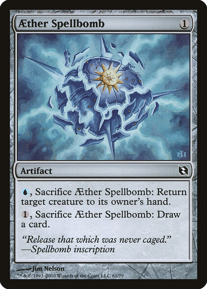 Aether Spellbomb (61) [Duel Decks: Elspeth vs. Tezzeret] | Odin's Place