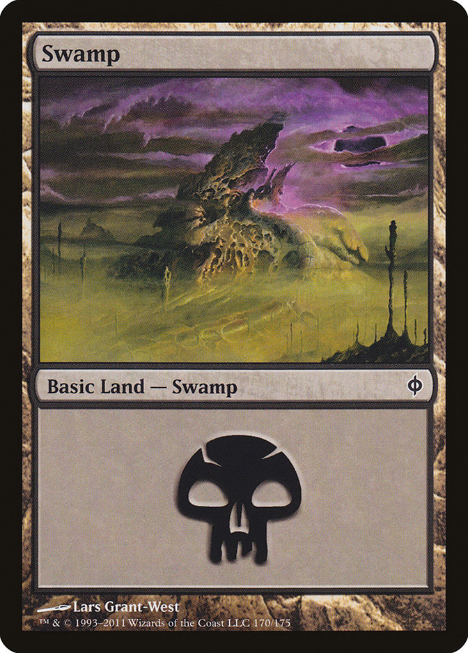 Swamp (170) [New Phyrexia] | Odin's Place