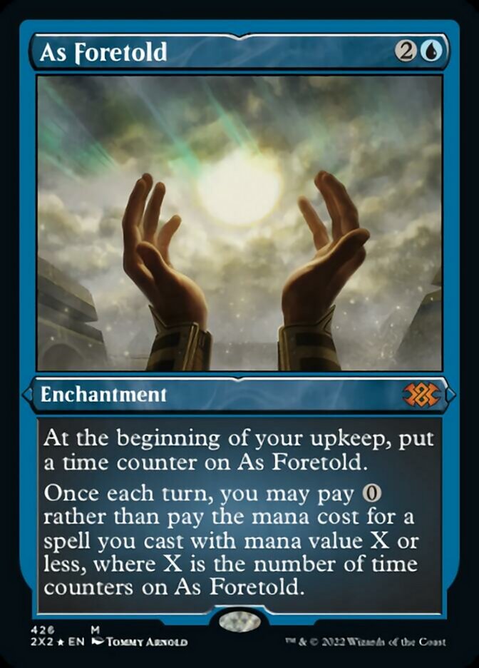 As Foretold (Foil Etched) [Double Masters 2022] | Odin's Place