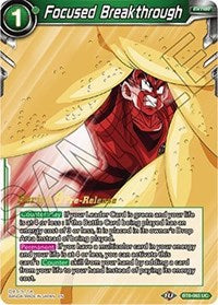 Focused Breakthrough (BT8-065_PR) [Malicious Machinations Prerelease Promos] | Odin's Place