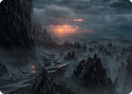 Sundown Pass Art Card [Innistrad: Crimson Vow Art Series] | Odin's Place