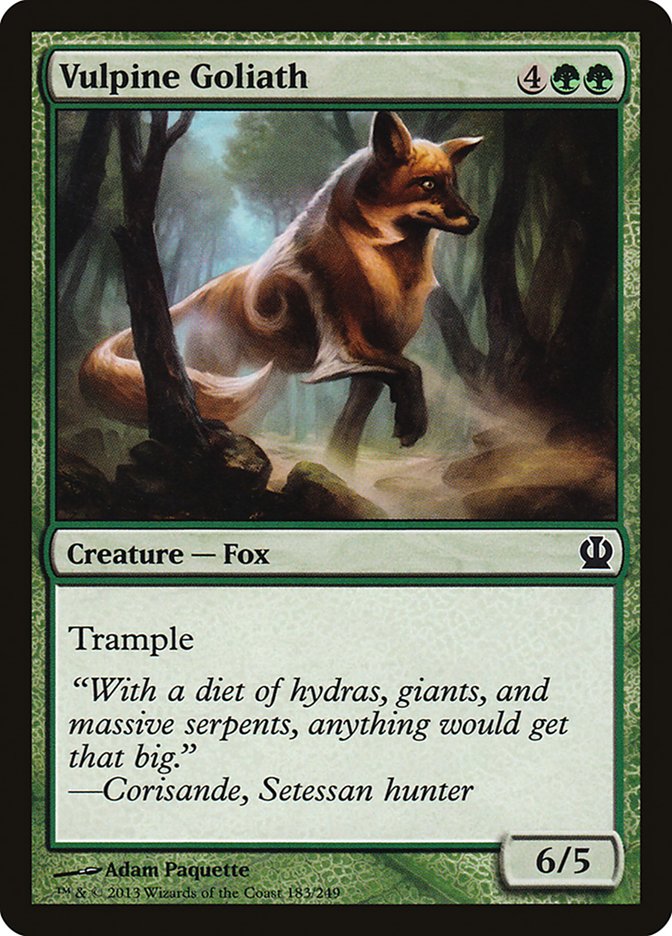 Vulpine Goliath (183) [Theros] | Odin's Place