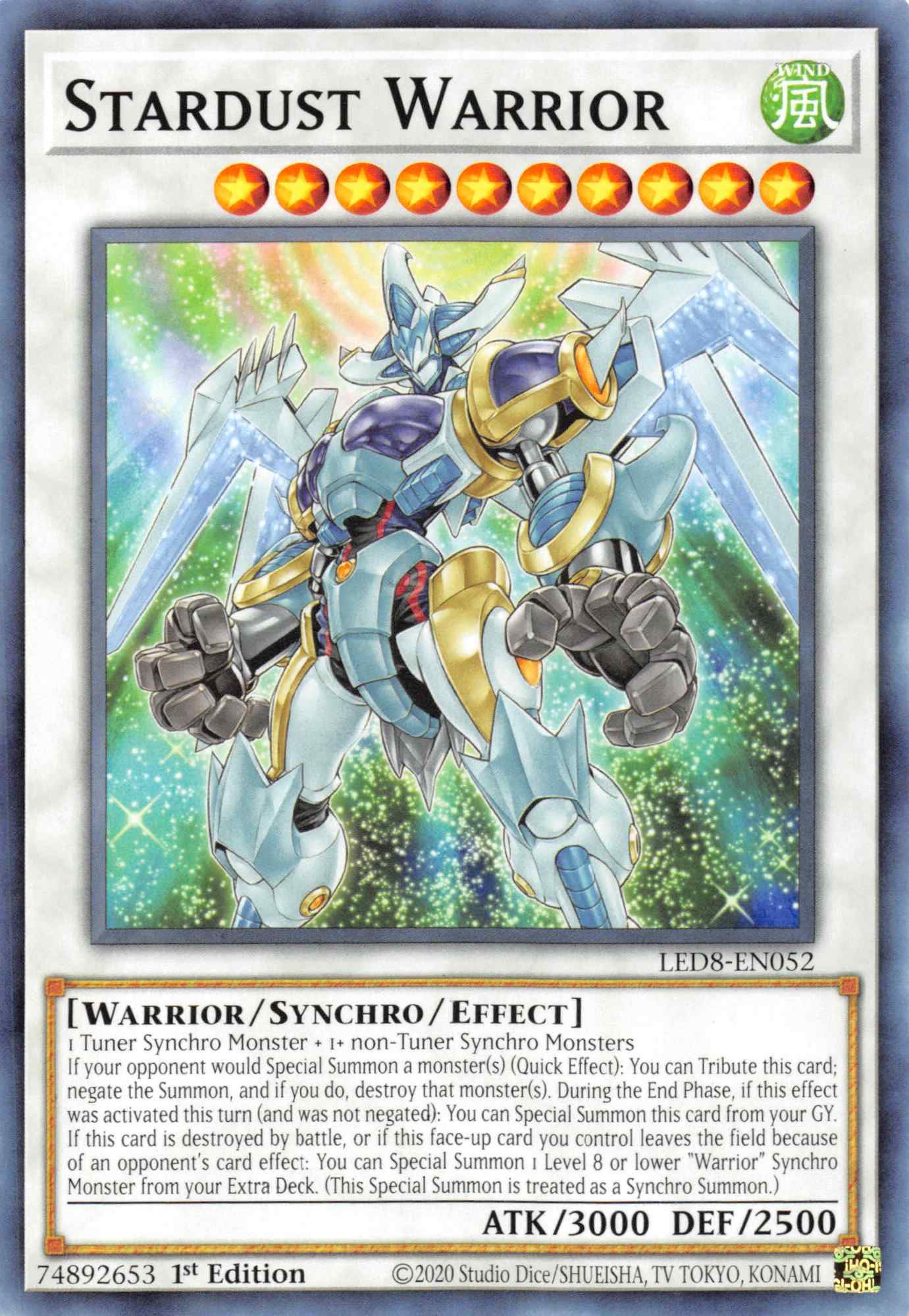 Stardust Warrior [LED8-EN052] Common | Odin's Place