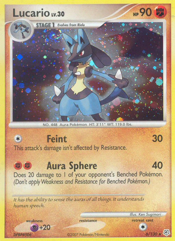 Lucario (6/130) [Diamond & Pearl: Base Set] | Odin's Place