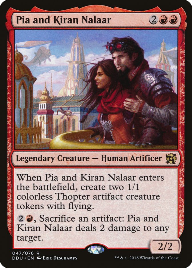 Pia and Kiran Nalaar (47) [Duel Decks: Elves vs. Inventors] | Odin's Place