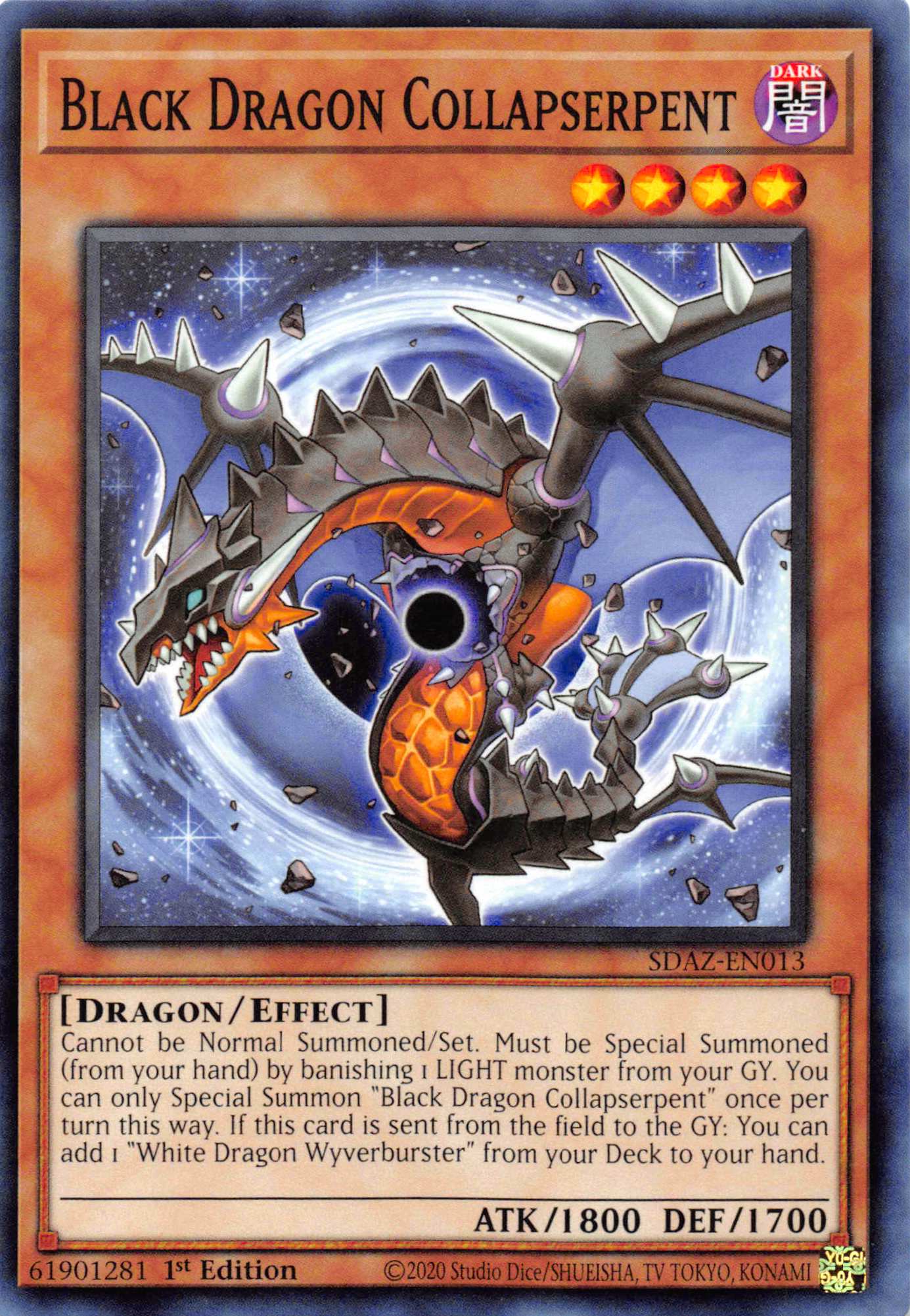 Black Dragon Collapserpent [SDAZ-EN013] Common | Odin's Place