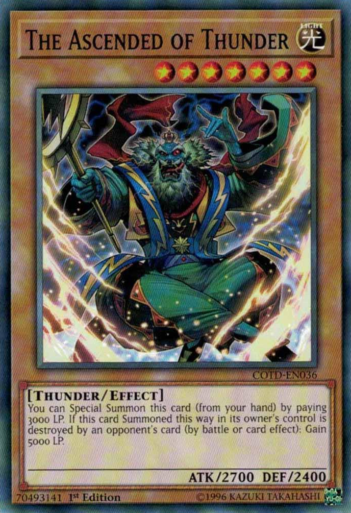 The Ascended of Thunder [COTD-EN036] Short Print | Odin's Place