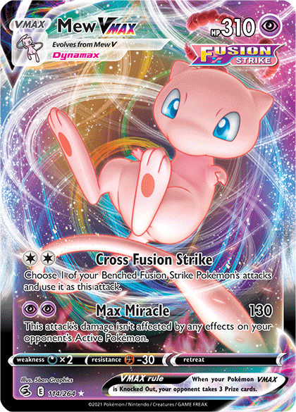 Mew VMAX (114/264) [Sword & Shield: Fusion Strike] | Odin's Place