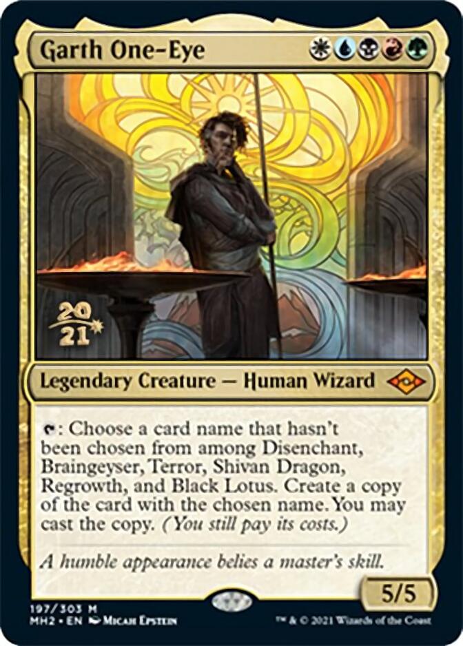 Garth One-Eye [Modern Horizons 2 Prerelease Promos] | Odin's Place