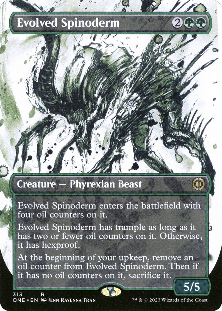 Evolved Spinoderm (Borderless Ichor) [Phyrexia: All Will Be One] | Odin's Place
