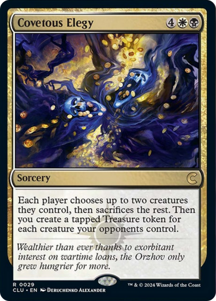 Covetous Elegy [Ravnica: Clue Edition] | Odin's Place