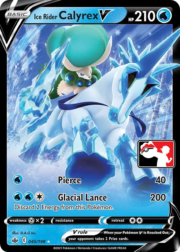 Ice Rider Calyrex V (045/198) [Prize Pack Series One] | Odin's Place
