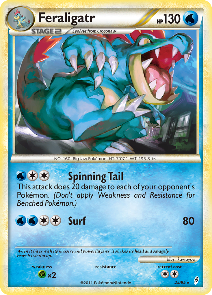 Feraligatr (25/95) [HeartGold & SoulSilver: Call of Legends] | Odin's Place