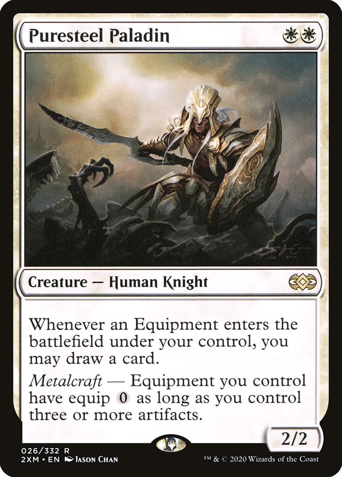 Puresteel Paladin [Double Masters] | Odin's Place