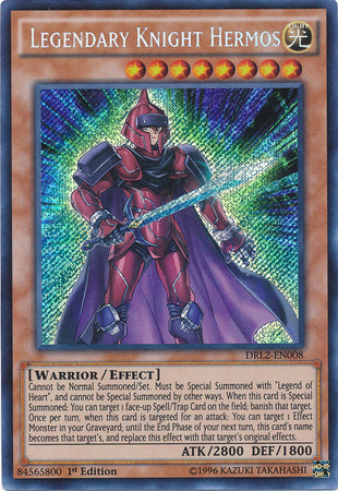 Legendary Knight Hermos [DRL2-EN008] Secret Rare | Odin's Place
