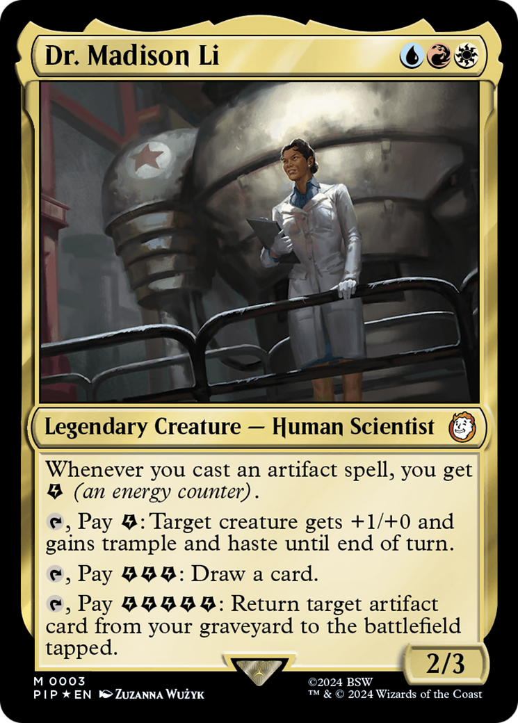 Dr. Madison Li [Fallout] | Odin's Place