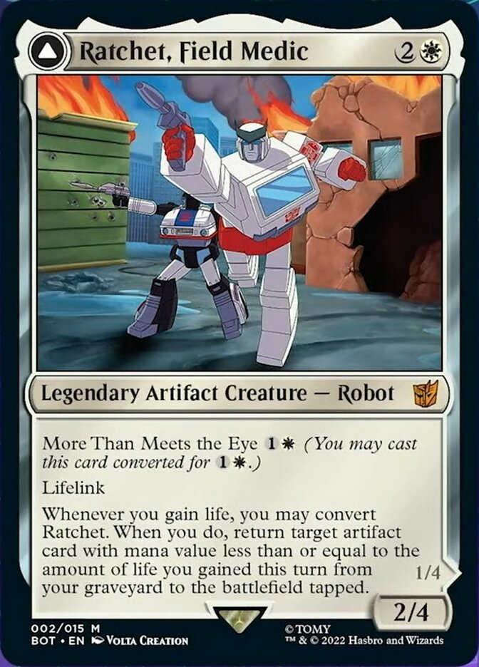 Ratchet, Field Medic // Ratchet, Rescue Racer [Transformers] | Odin's Place