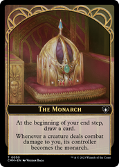 The Monarch // Dwarf Berserker Double-Sided Token [Commander Masters Tokens] | Odin's Place