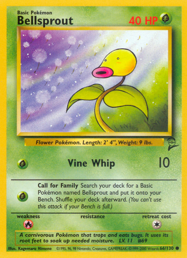 Bellsprout (66/130) [Base Set 2] | Odin's Place