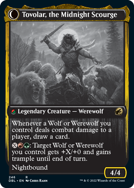 Tovolar, Dire Overlord // Tovolar, the Midnight Scourge [Innistrad: Double Feature] | Odin's Place
