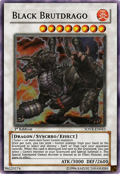 Black Brutdrago [SOVR-EN043] Super Rare | Odin's Place