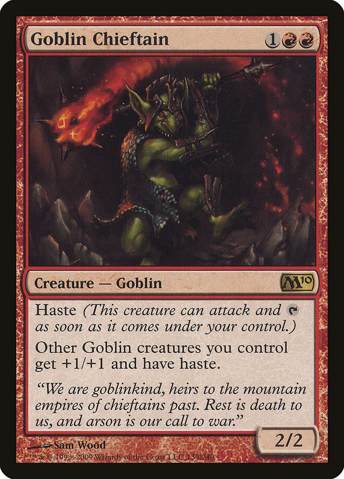 Goblin Chieftain (139) [Magic 2010] | Odin's Place