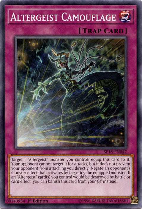Altergeist Camouflage [SP18-EN047] Common | Odin's Place