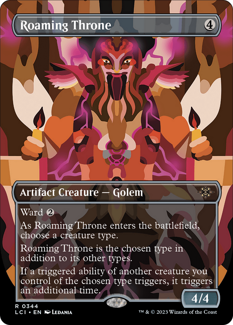 Roaming Throne (Borderless) [The Lost Caverns of Ixalan] | Odin's Place